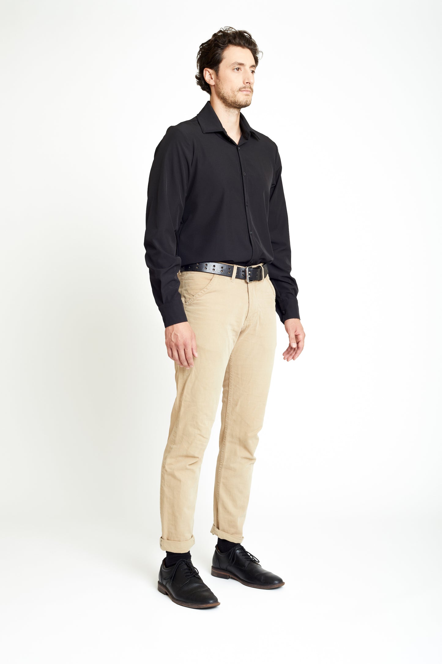 Men's Essential Button Down - Black